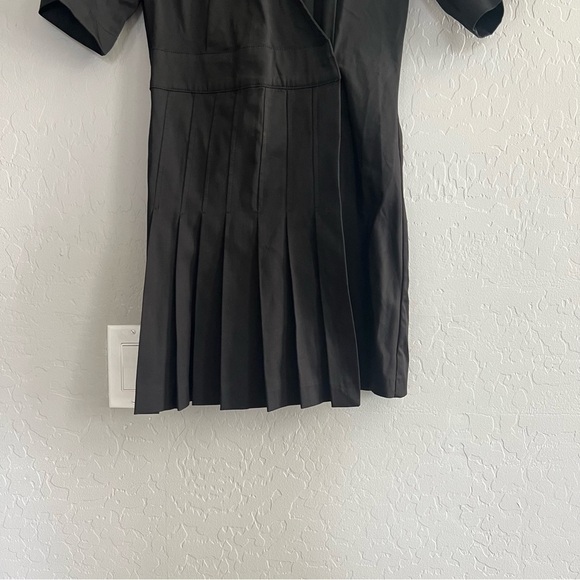 Zara Stretch Poplin Dress in Black - Picture 7 of 8